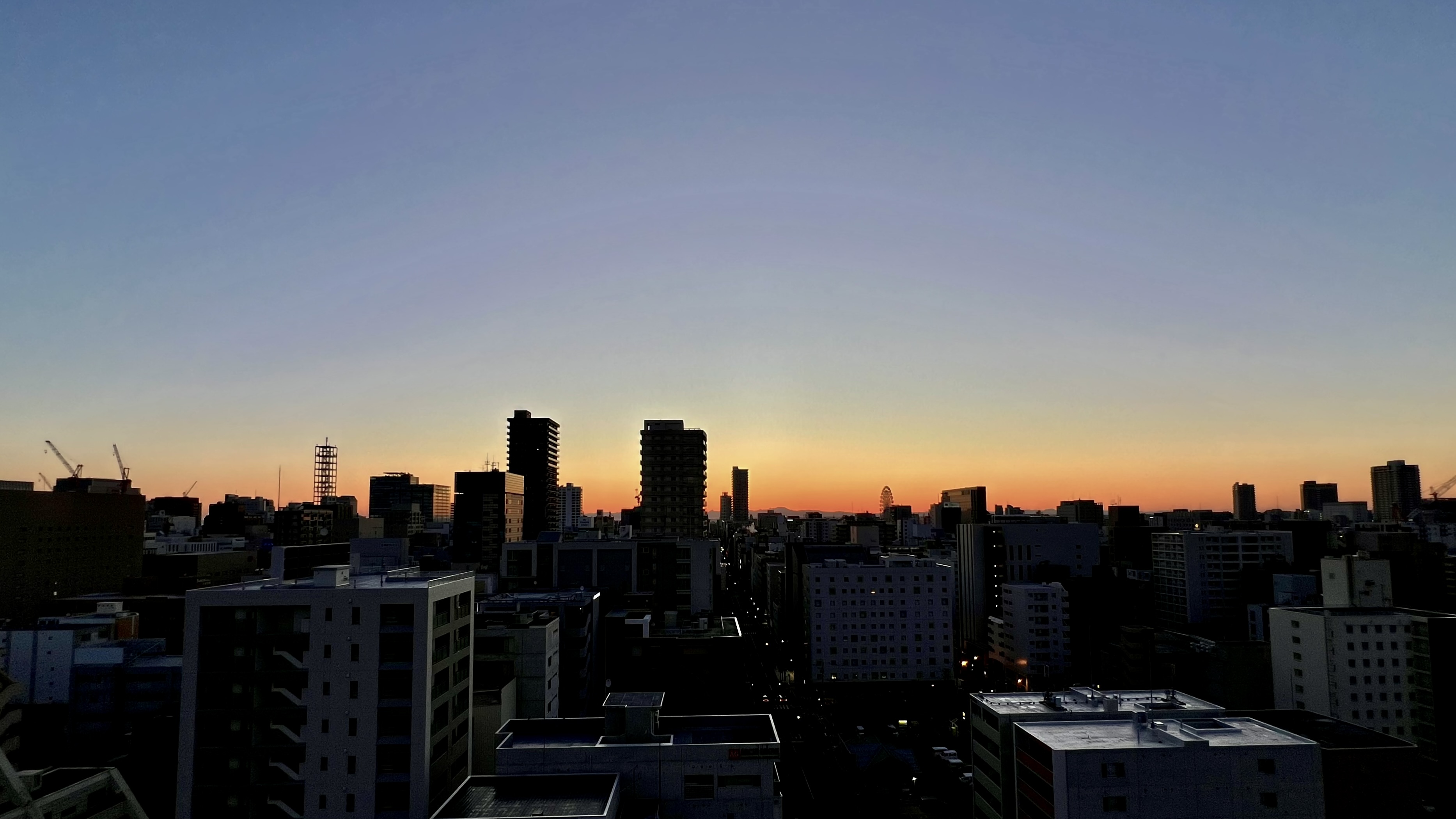 Dawn in Sapporo